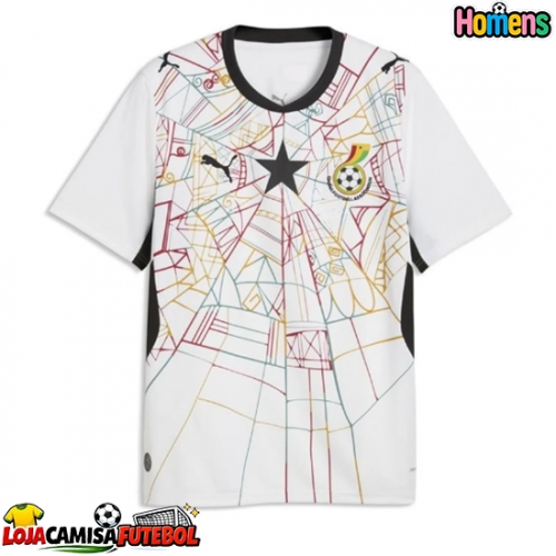 Camisa de Futebol Gana Equipamento Principal Mundo 2026 Manga Curta